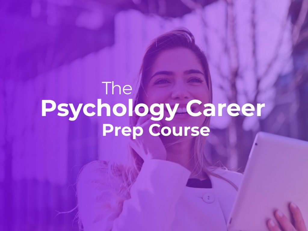 Psychology Career Readiness Course Psychology Career